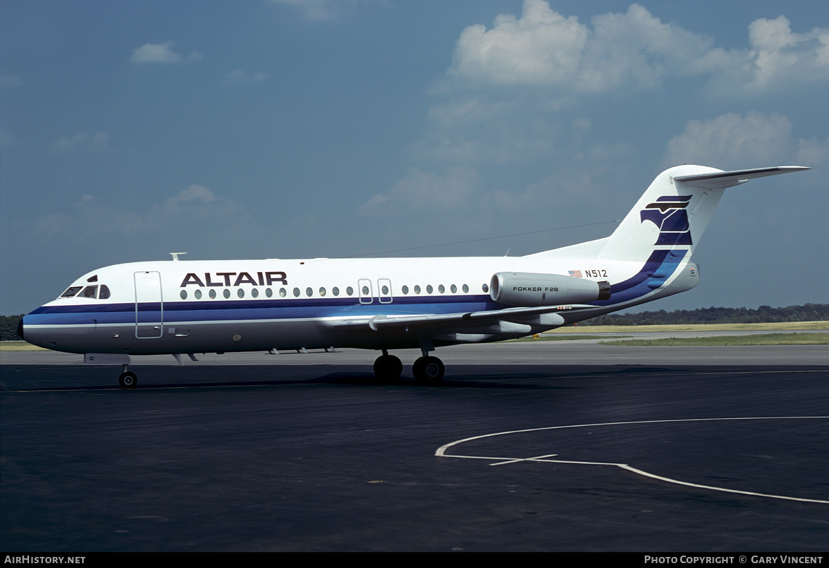 Aircraft Photo of N512 | Fokker F28-4000 Fellowship | Altair Airlines | AirHistory.net #648444