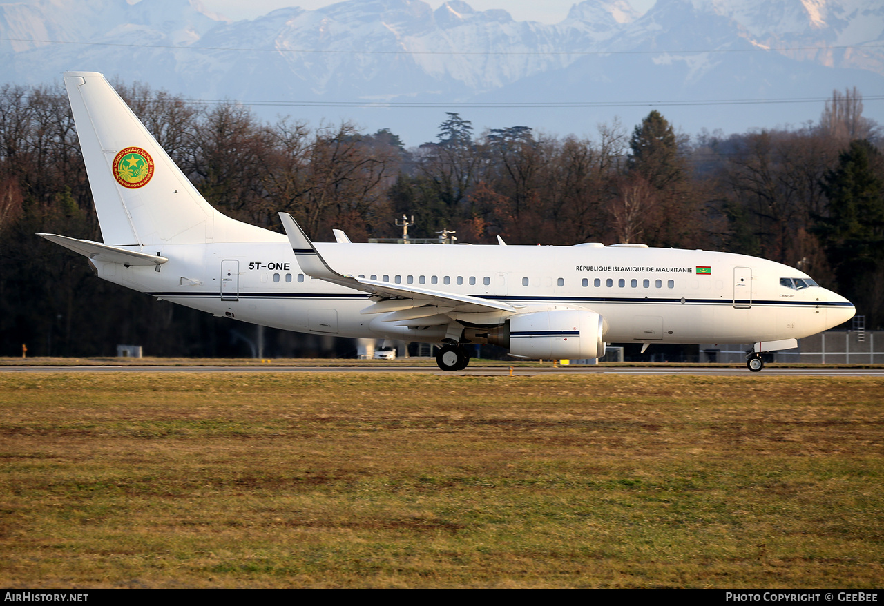 Aircraft Photo of 5T-ONE | Boeing 737-7BQ BBJ | Republique Islamique de Mauritanie | AirHistory.net #648459