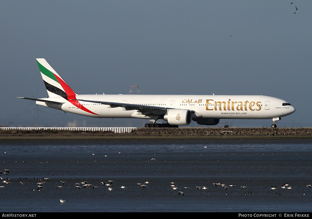 Aircraft Photo of A6-EGH | Boeing 777-31H/ER | Emirates | AirHistory.net #648466