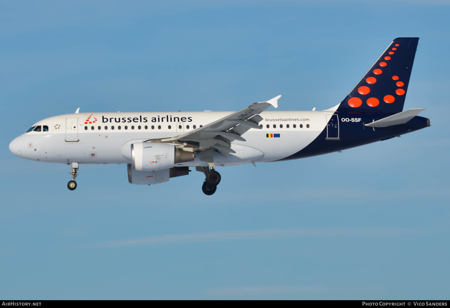 Aircraft Photo of OO-SSF | Airbus A319-111 | Brussels Airlines | AirHistory.net #648478