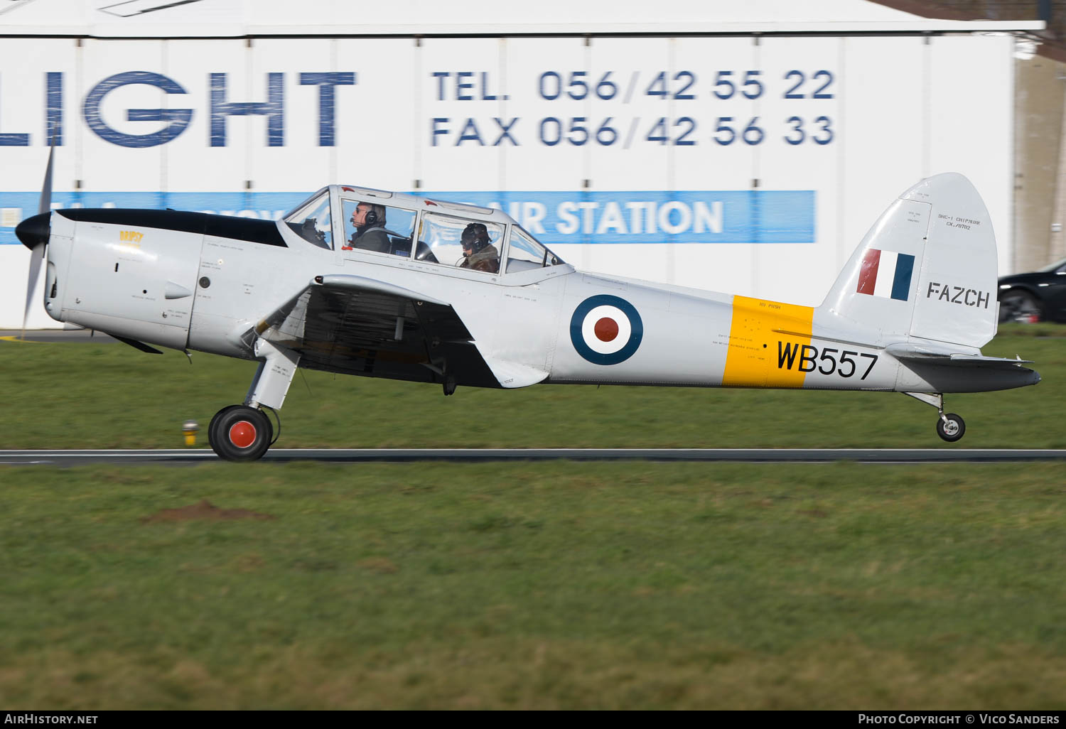 Aircraft Photo of F-AZCH / WB557 | De Havilland DHC-1 Chipmunk Mk22 | UK - Air Force | AirHistory.net #648512