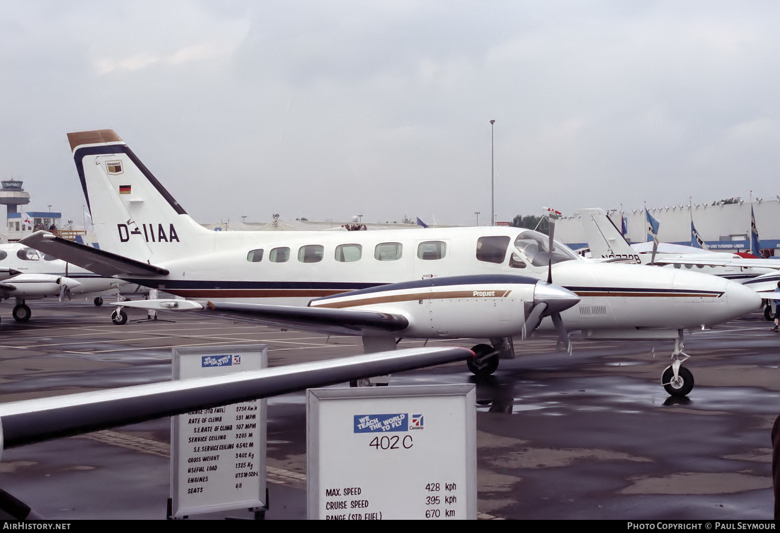 Aircraft Photo of D-IIAA | Cessna 441 Conquest | AirHistory.net #648564