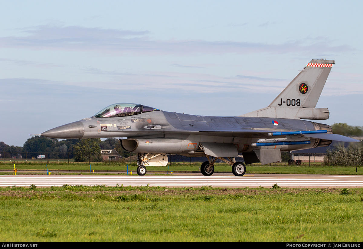 Aircraft Photo of J-008 | General Dynamics F-16AM Fighting Falcon | Netherlands - Air Force | AirHistory.net #648568