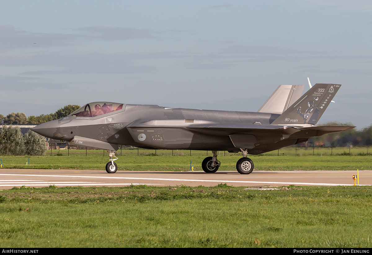 Aircraft Photo of F-014 | Lockheed Martin F-35A Lightning II | Netherlands - Air Force | AirHistory.net #648571