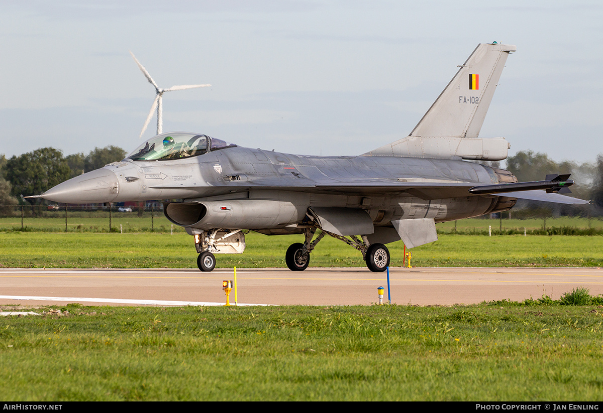 Aircraft Photo of FA-102 | General Dynamics F-16AM Fighting Falcon | Belgium - Air Force | AirHistory.net #648572