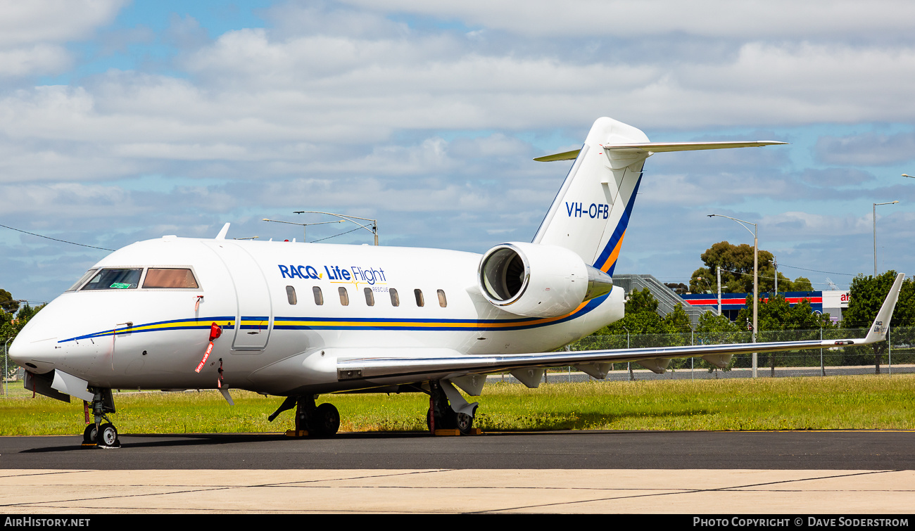 Aircraft Photo of VH-OFB | Bombardier Challenger 604 (CL-600-2B16) | RACQ LifeFlight Rescue | AirHistory.net #648574