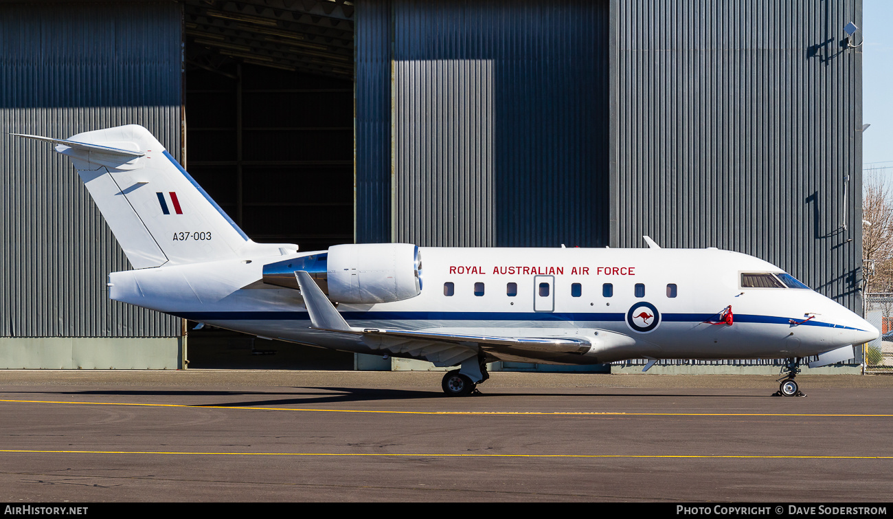 Aircraft Photo of A37-003 | Bombardier Challenger 604 (CL-600-2B16) | Australia - Air Force | AirHistory.net #648588