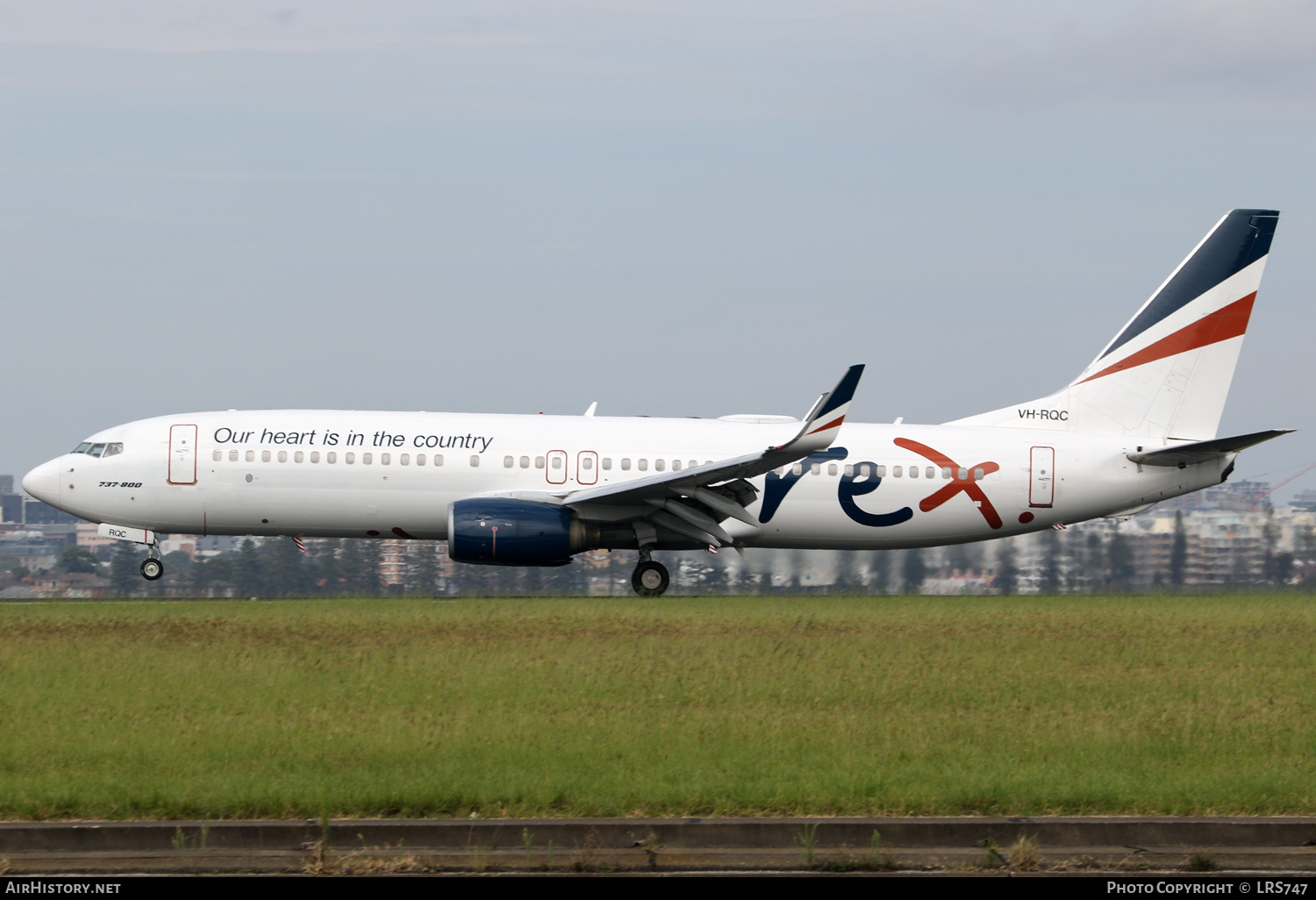 Aircraft Photo of VH-RQC | Boeing 737-8FE | REX - Regional Express | AirHistory.net #648605