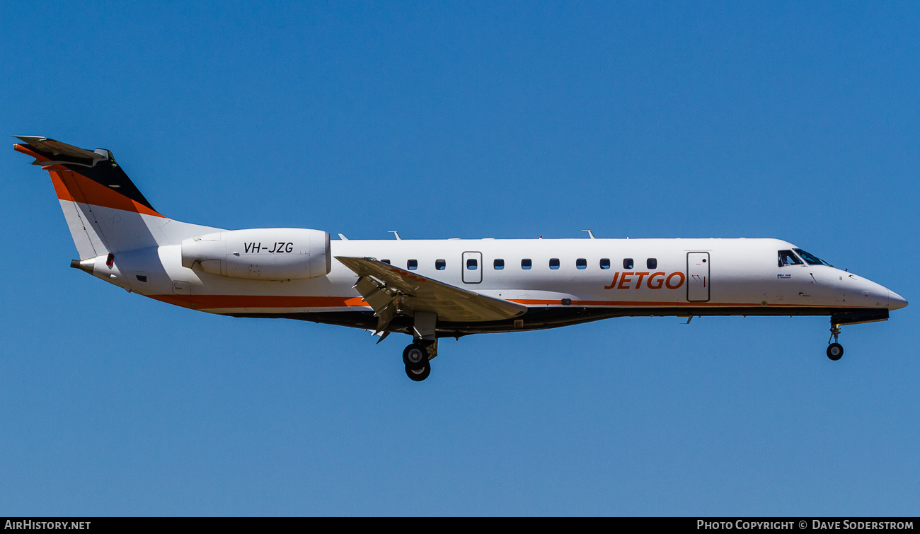 Aircraft Photo of VH-JZG | Embraer ERJ-135LR (EMB-135LR) | Jetgo Australia | AirHistory.net #648613