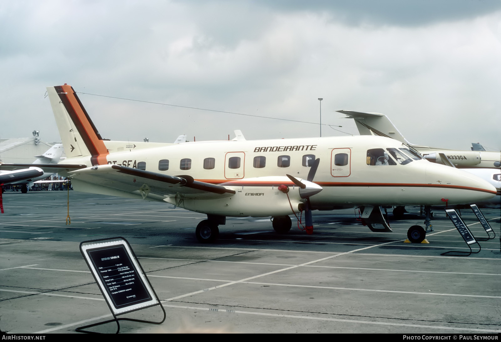 Aircraft Photo of PT-SFA | Embraer EMB-110P1 Bandeirante | AirHistory.net #648615
