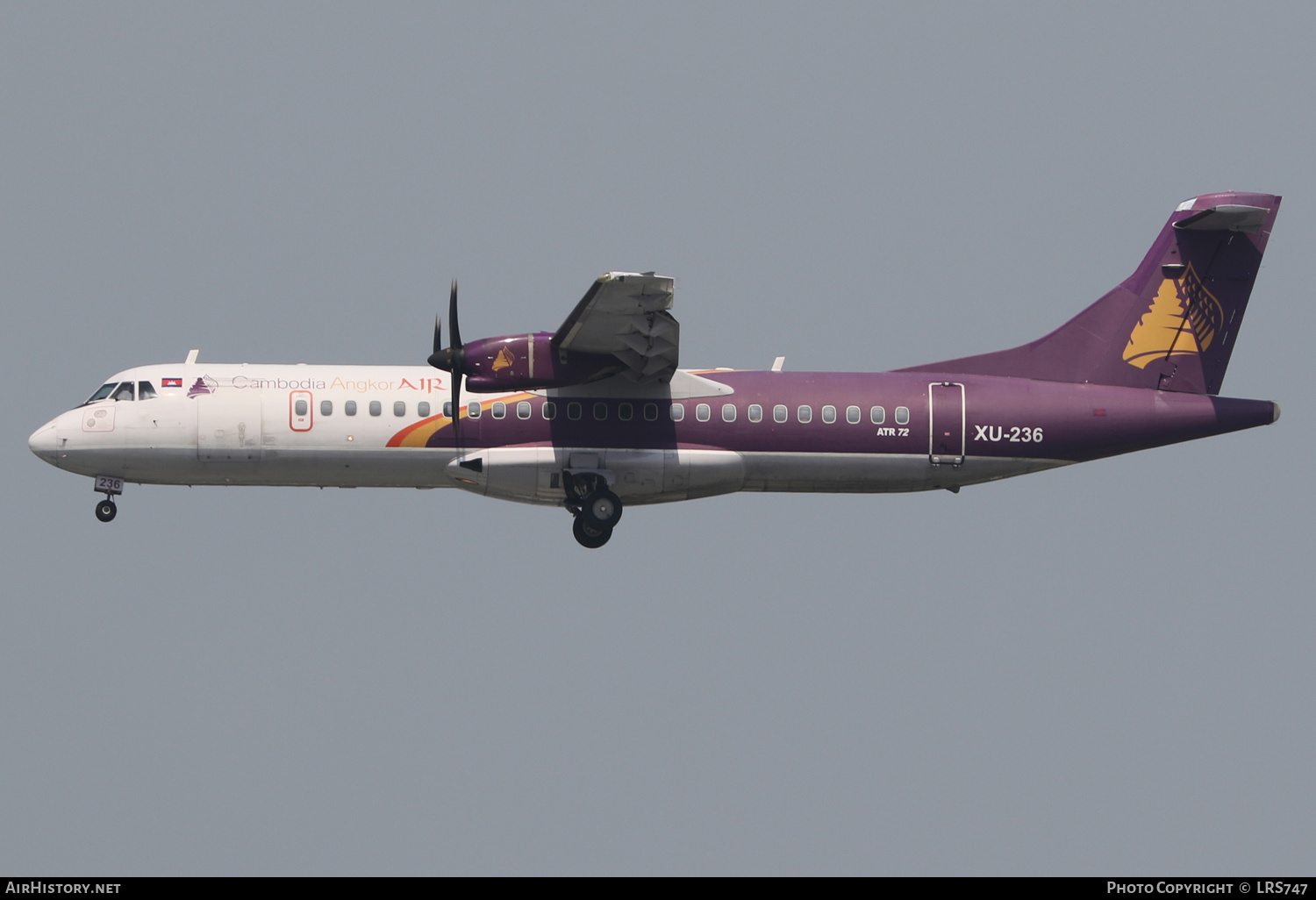 Aircraft Photo of XU-236 | ATR ATR-72-500 (ATR-72-212A) | Cambodia Angkor Air | AirHistory.net #648624