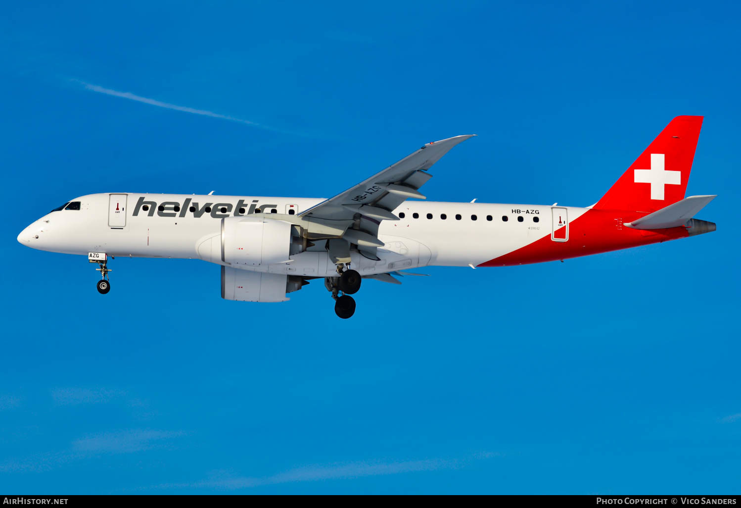 Aircraft Photo of HB-AZG | Embraer 190-E2 (ERJ-190-300) | Helvetic Airways | AirHistory.net #648625