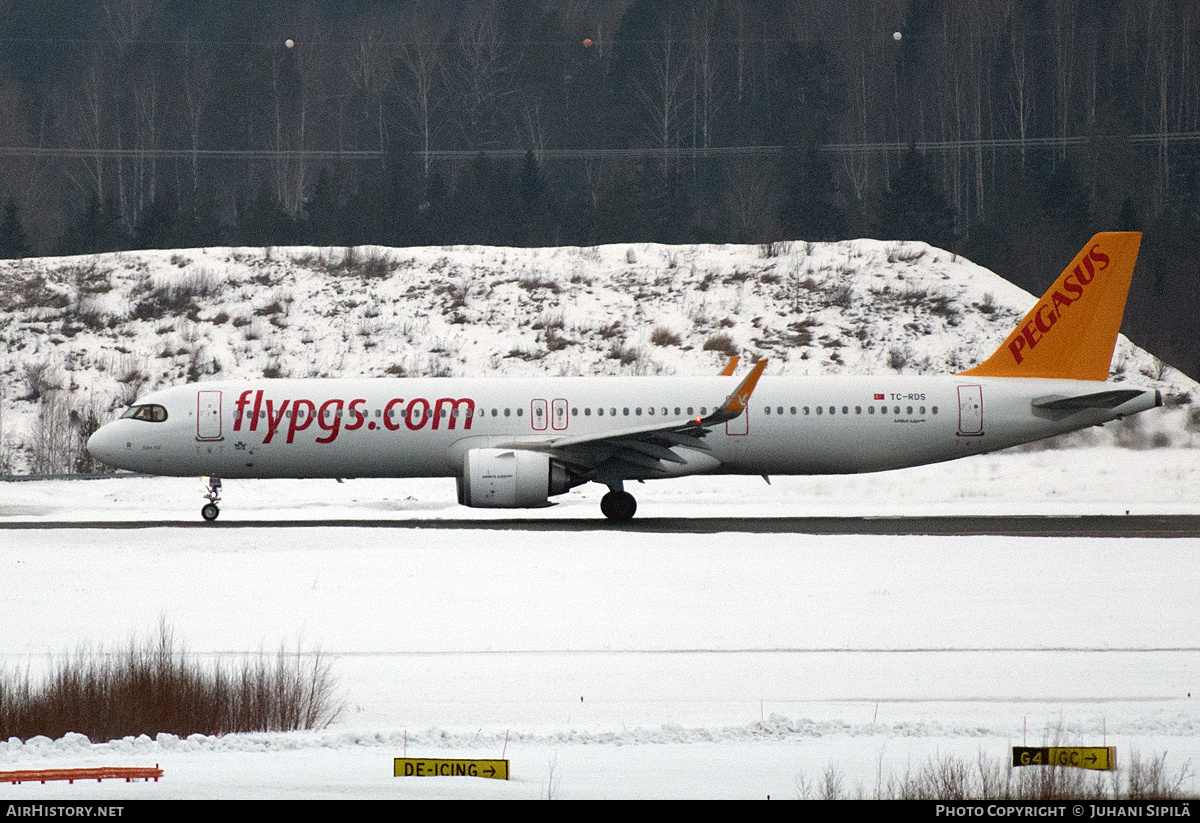 Aircraft Photo of TC-RDS | Airbus A321-251NX | Pegasus Airlines | AirHistory.net #648641