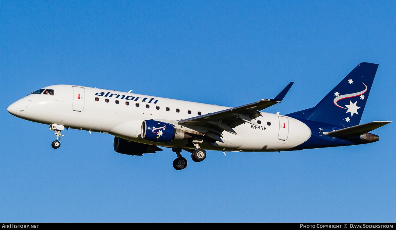 Aircraft Photo of VH-ANV | Embraer 170LR (ERJ-170-100LR) | Air North | AirHistory.net #648684