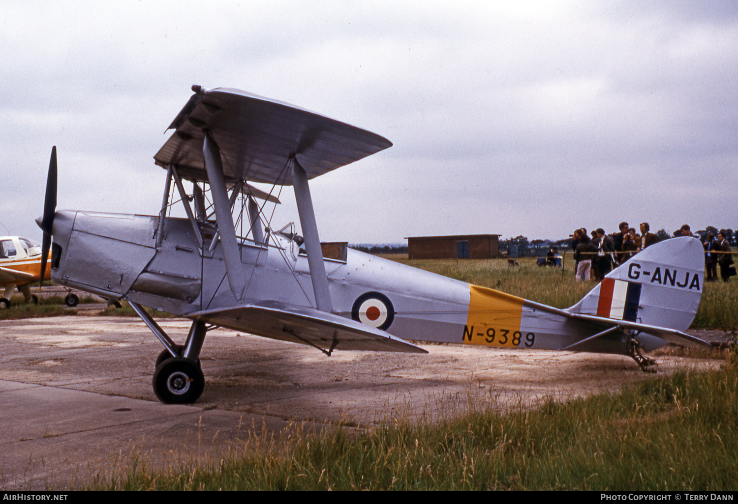 Aircraft Photo of G-ANJA / N9389 | De Havilland D.H. 82A Tiger Moth | UK - Air Force | AirHistory.net #648686
