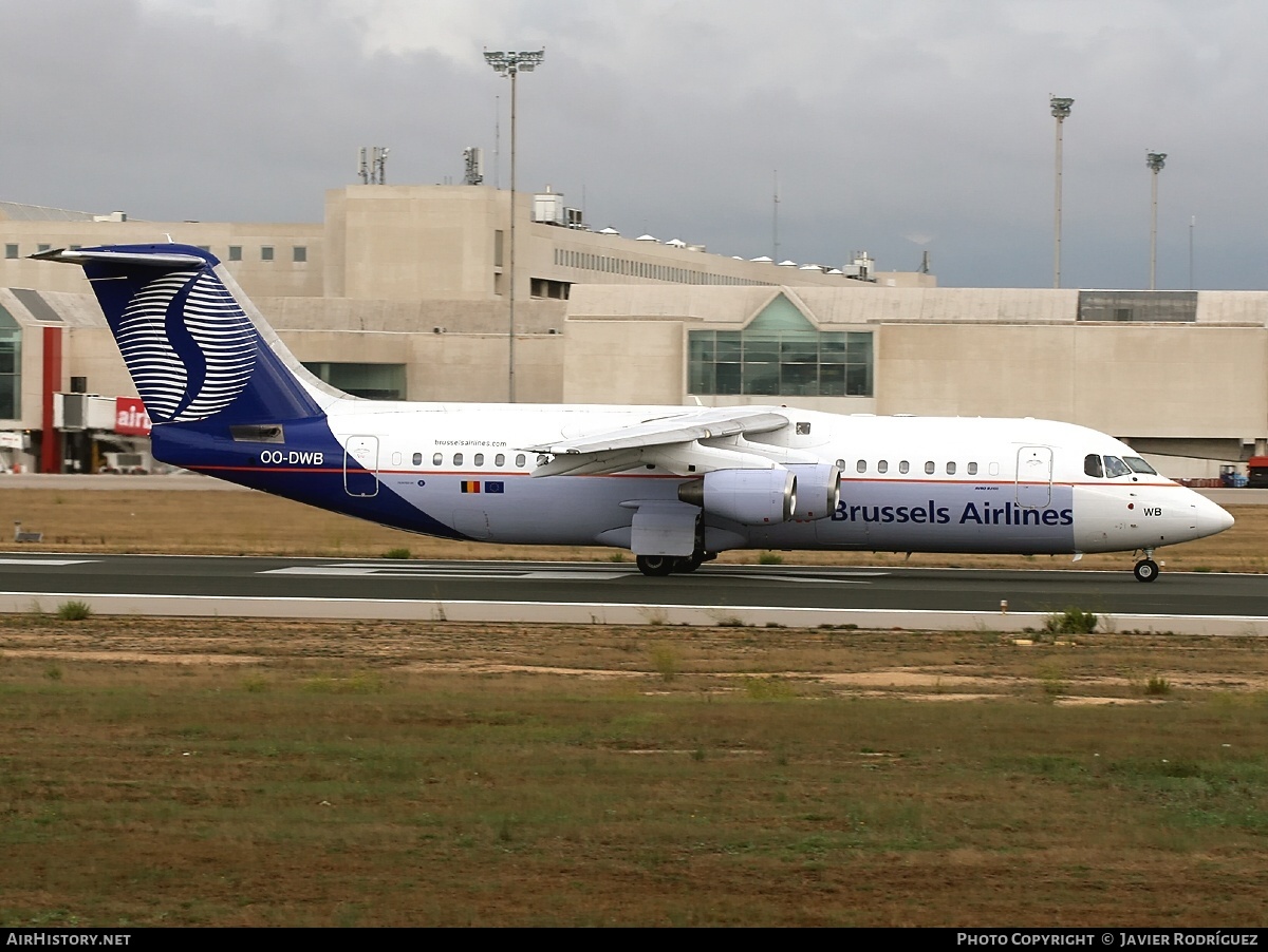 Aircraft Photo of OO-DWB | British Aerospace Avro 146-RJ100 | SN Brussels Airlines | AirHistory.net #648736