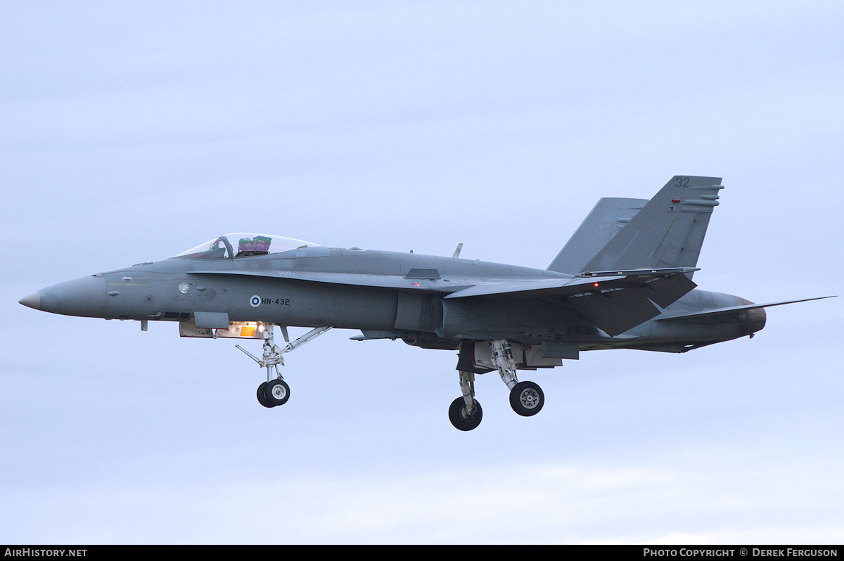 Aircraft Photo of HN-432 | McDonnell Douglas F-18C Hornet | Finland - Air Force | AirHistory.net #648738
