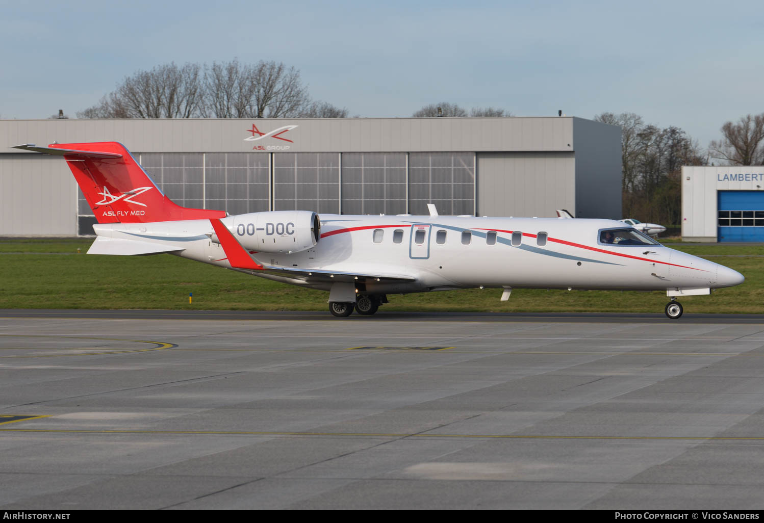 Aircraft Photo of OO-DOC | Learjet 45 | ASL Fly Med | AirHistory.net #648739