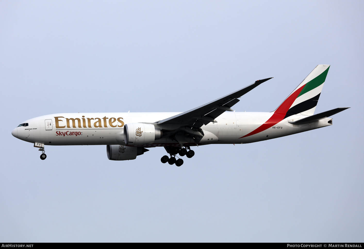 Aircraft Photo of A6-EFU | Boeing 777-F | Emirates SkyCargo | AirHistory.net #648740