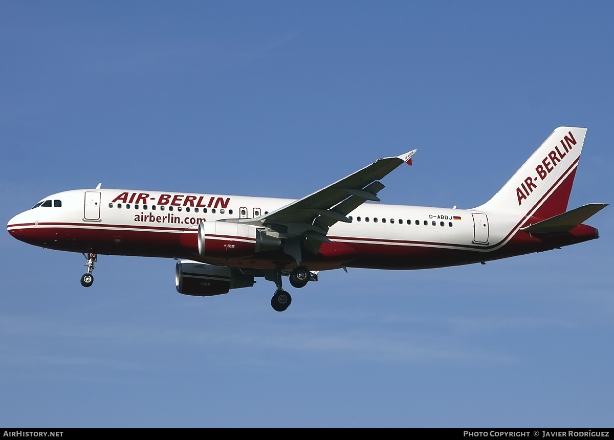 Aircraft Photo of D-ABDJ | Airbus A320-214 | Air Berlin | AirHistory.net #648743