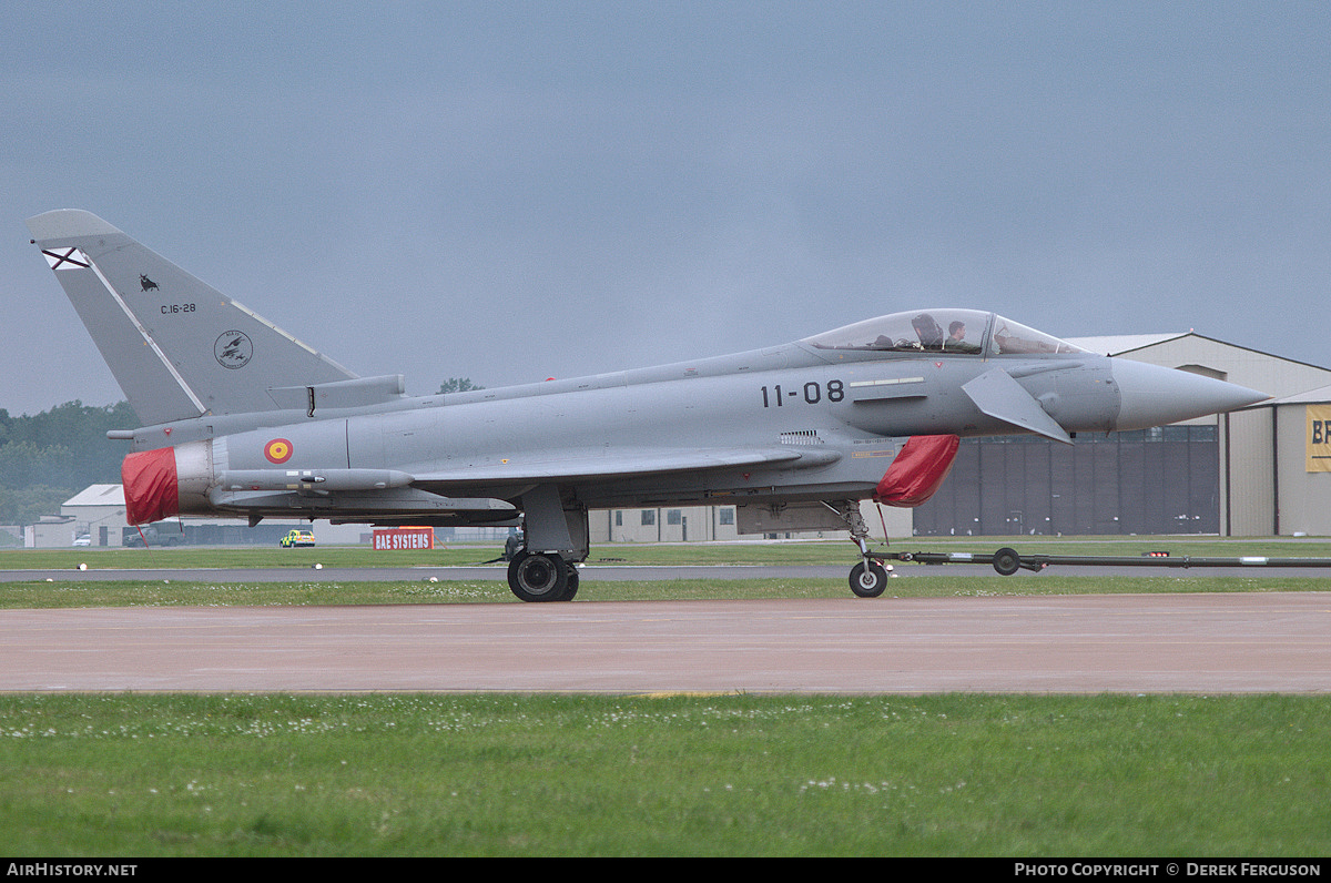 Aircraft Photo of C16-28 | Eurofighter EF-2000 Typhoon S | Spain - Air Force | AirHistory.net #648744