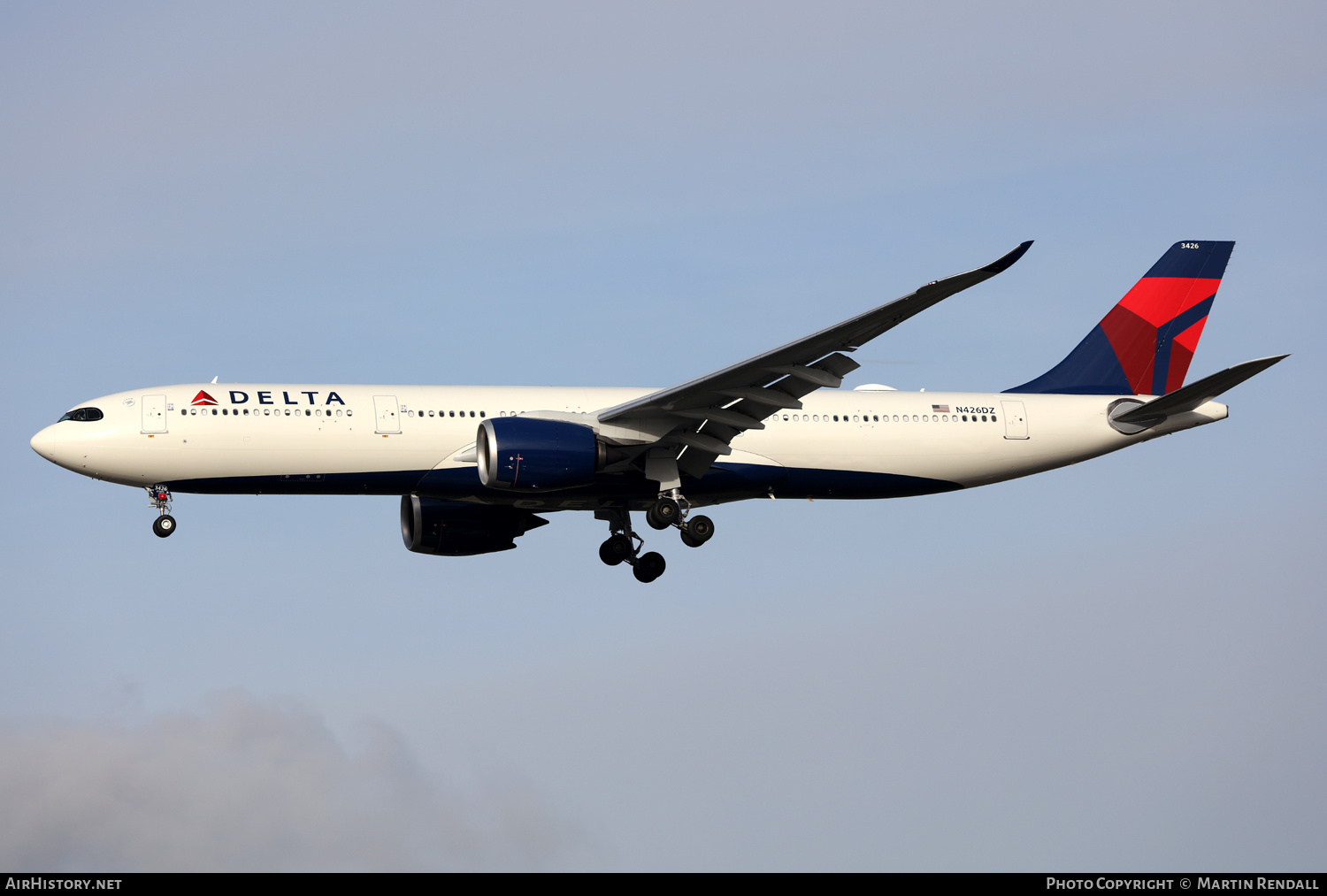 Aircraft Photo of N426DZ | Airbus A330-941N | Delta Air Lines | AirHistory.net #648754