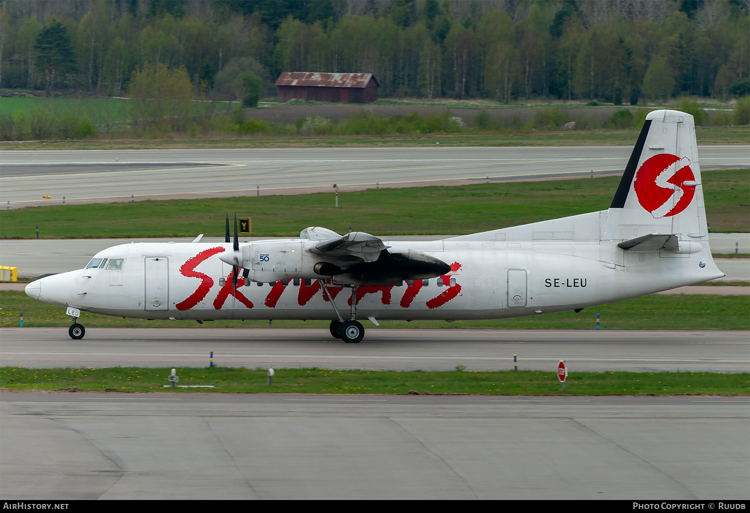 Aircraft Photo of SE-LEU | Fokker 50 | Skyways | AirHistory.net #648755