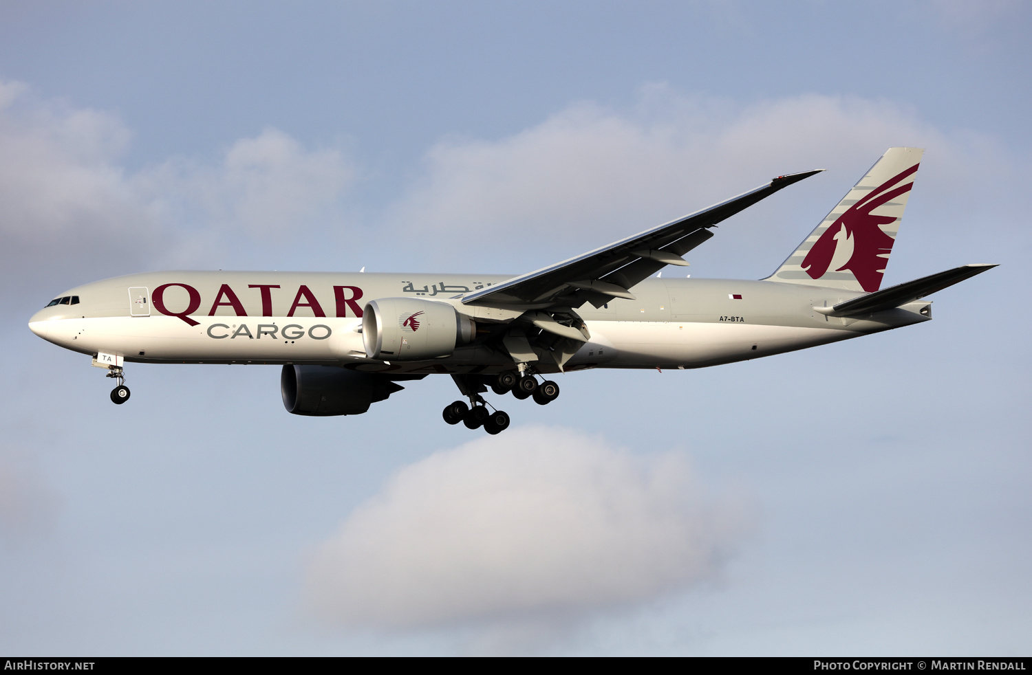 Aircraft Photo of A7-BTA | Boeing 777-F | Qatar Airways Cargo | AirHistory.net #648759