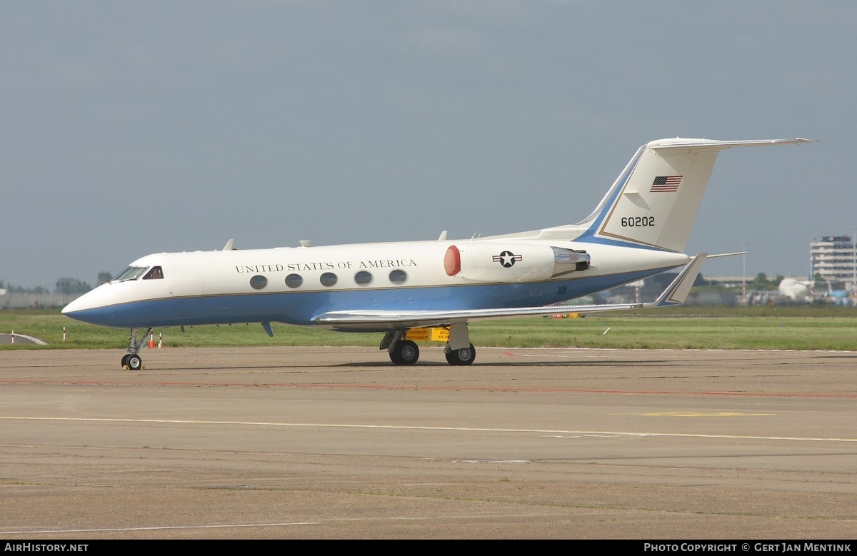 Aircraft Photo of 86-0202 / 60202 | Gulfstream Aerospace C-20B Gulfstream III (G-1159A) | USA - Air Force | AirHistory.net #648795