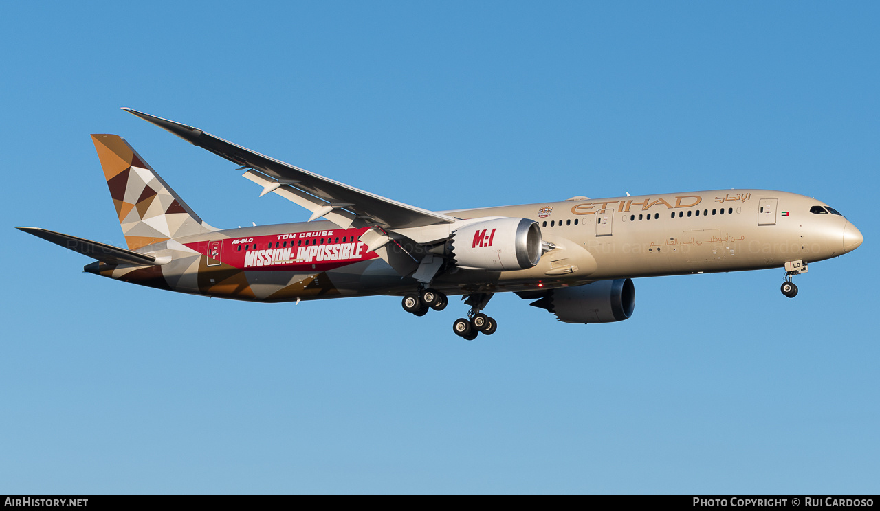 Aircraft Photo of A6-BLO | Boeing 787-9 Dreamliner | Etihad Airways | AirHistory.net #648802