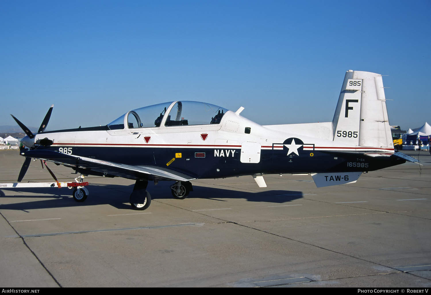 Aircraft Photo of 165985 / 5985 | Hawker Beechcraft T-6A Texan II | USA - Navy | AirHistory.net #648813
