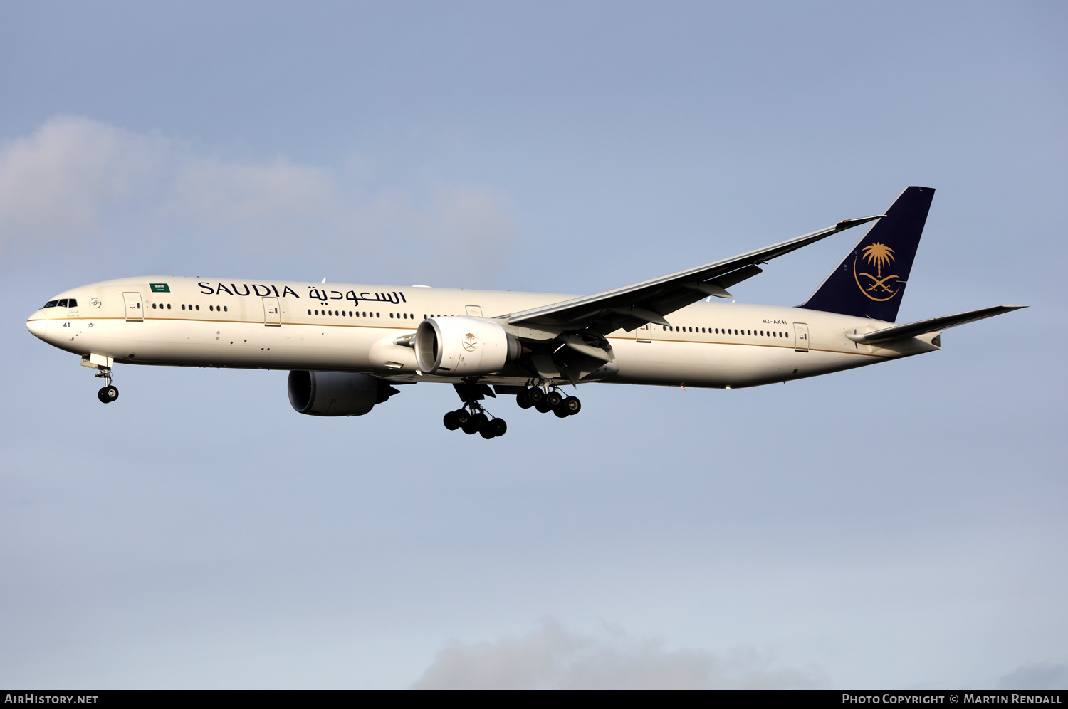 Aircraft Photo of HZ-AK41 | Boeing 777-300/ER | Saudia - Saudi Arabian Airlines | AirHistory.net #648821