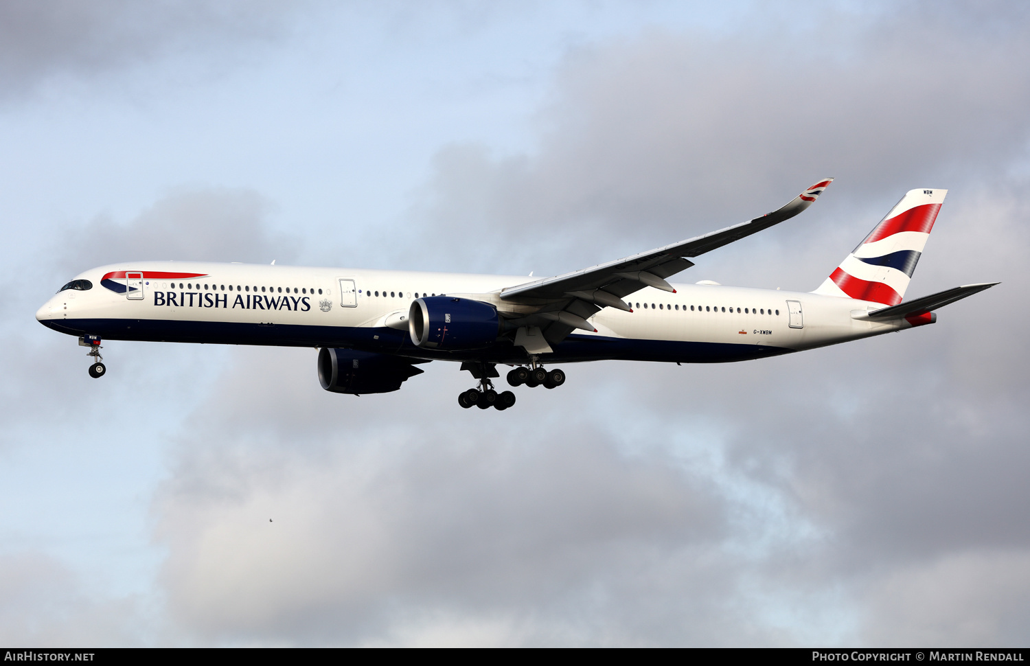 Aircraft Photo of G-XWBM | Airbus A350-1041 | British Airways | AirHistory.net #648835