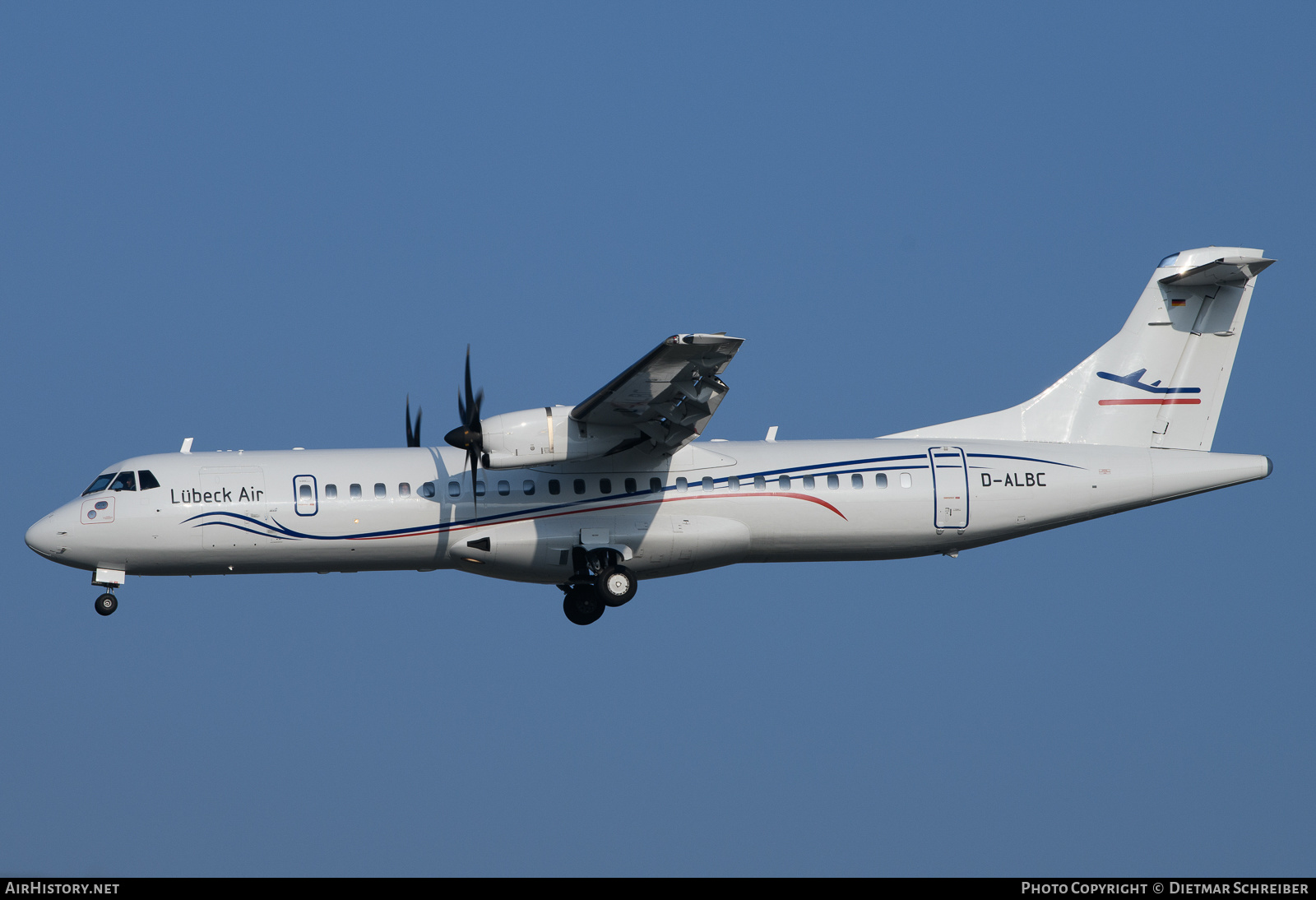 Aircraft Photo of D-ALBC | ATR ATR-72-500 (ATR-72-212A) | Lübeck Air | AirHistory.net #648844