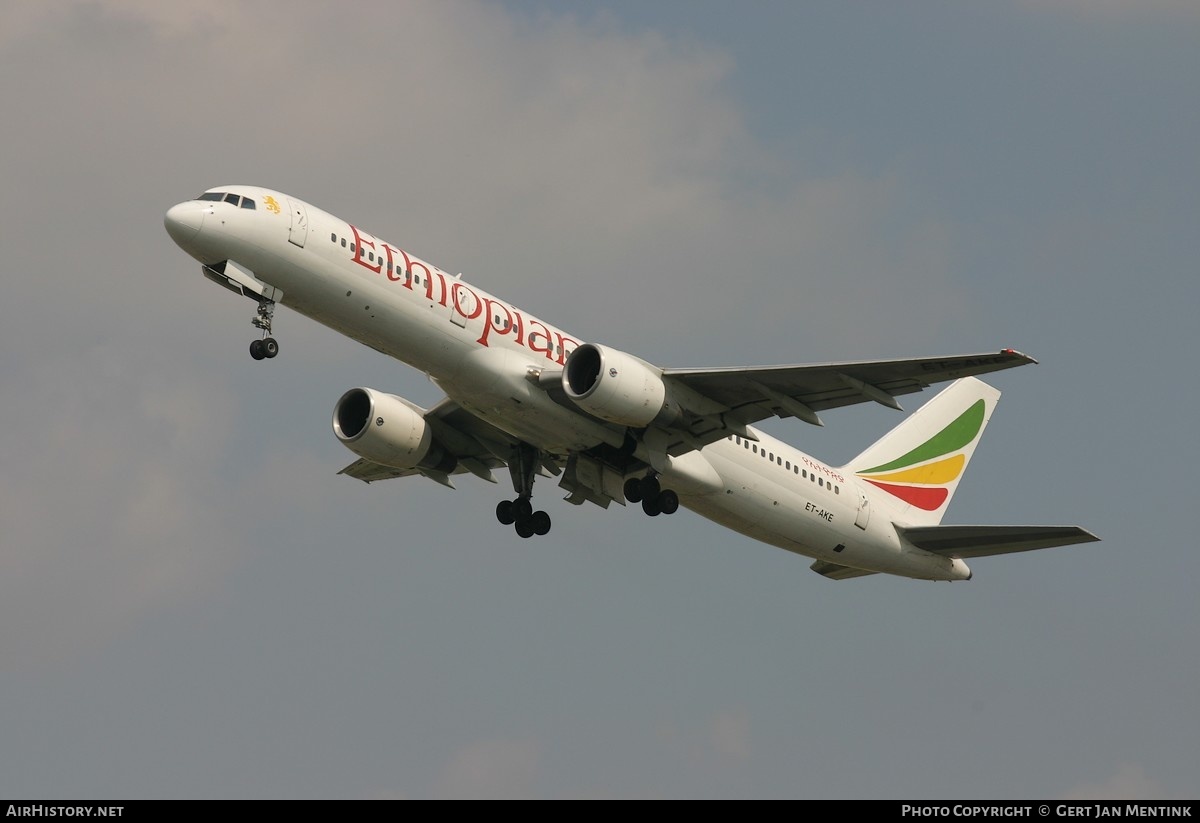 Aircraft Photo of ET-AKE | Boeing 757-260 | Ethiopian Airlines | AirHistory.net #648847