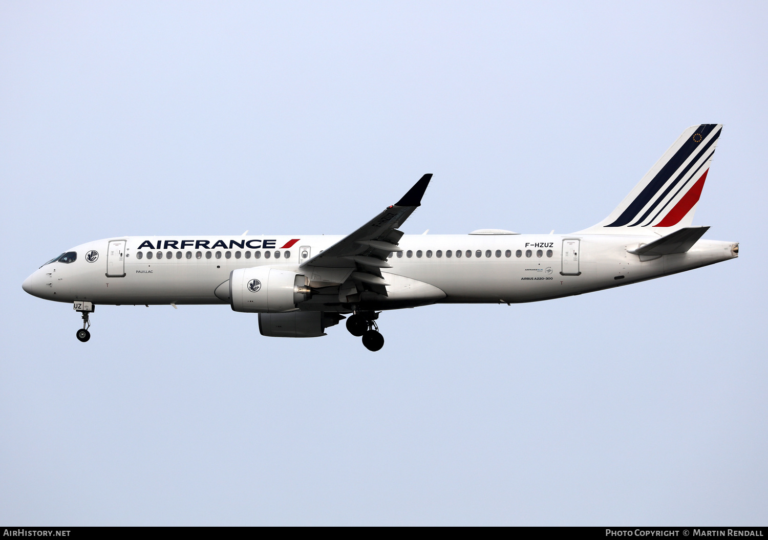 Aircraft Photo of F-HZUZ | Airbus A220-371 (BD-500-1A11) | Air France | AirHistory.net #648866