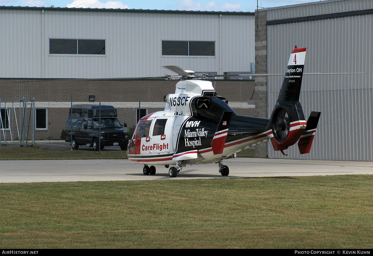 Aircraft Photo of N63CF | Aerospatiale AS-365N Dauphin 2 | MVH - Miami Valley Hospital Care Flight | AirHistory.net #648906