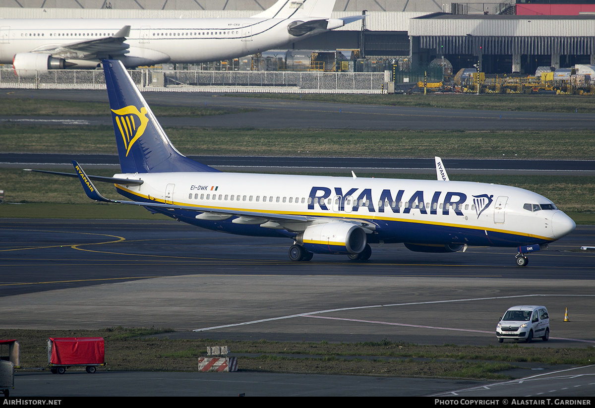 Aircraft Photo of EI-DWK | Boeing 737-8AS | Ryanair | AirHistory.net #648934