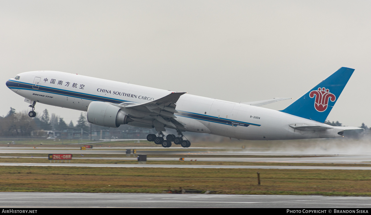 Aircraft Photo of B-20EN | Boeing 777-F | China Southern Airlines Cargo | AirHistory.net #648941