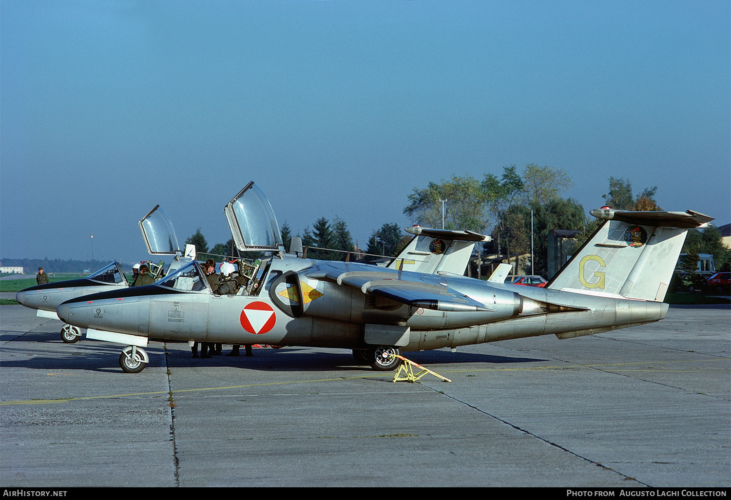 Aircraft Photo of YG-07 / G yellow | Saab 105OE | Austria - Air Force | AirHistory.net #648944