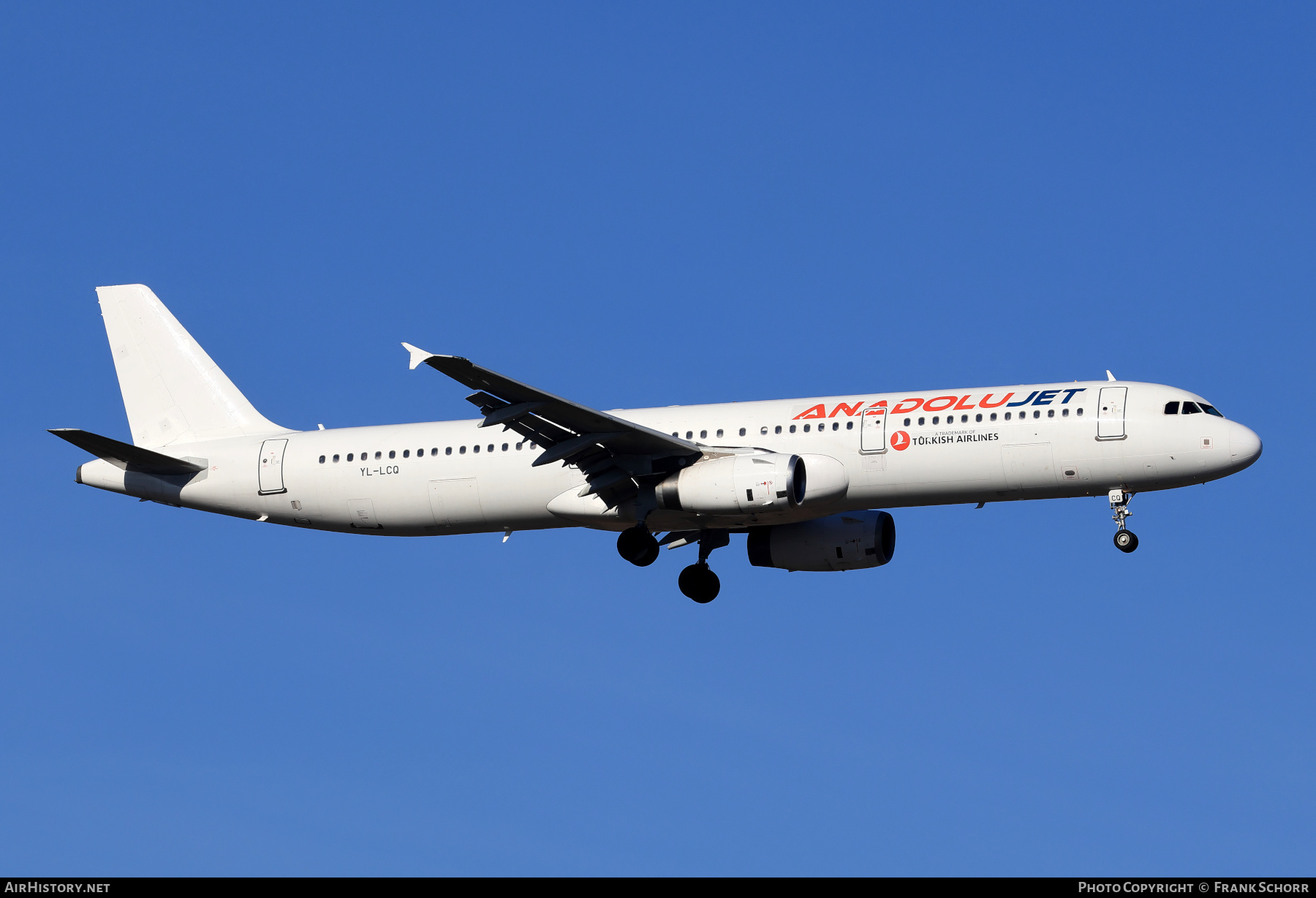 Aircraft Photo of YL-LCQ | Airbus A321-231 | AnadoluJet | AirHistory.net #648956