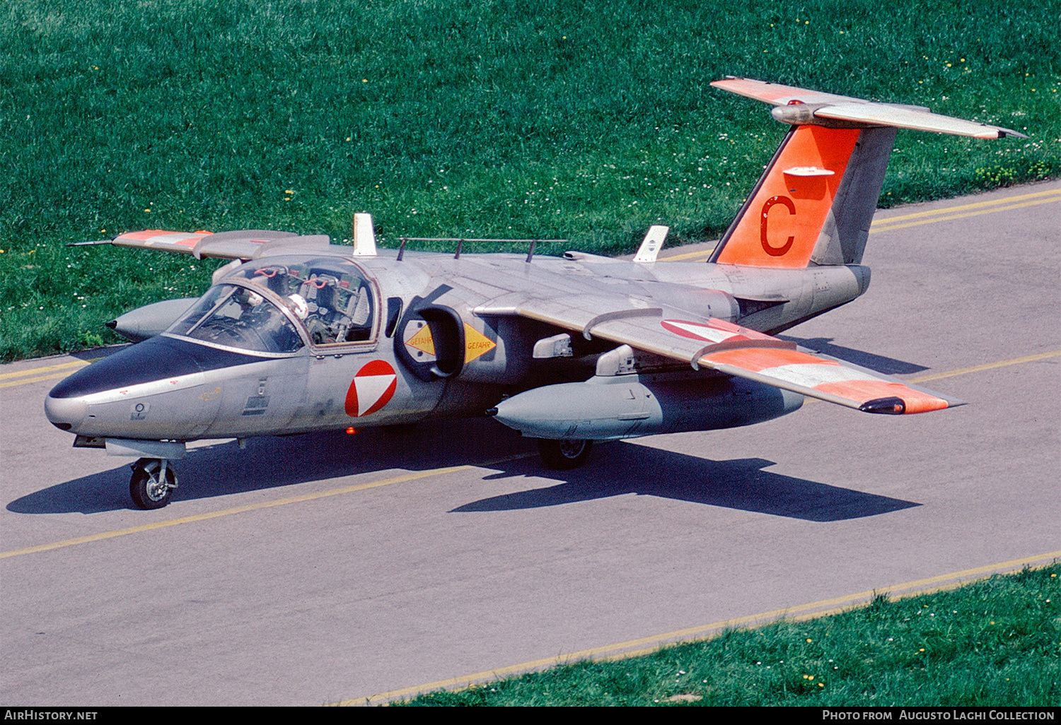 Aircraft Photo of RC-23 / C red | Saab 105OE | Austria - Air Force | AirHistory.net #648968