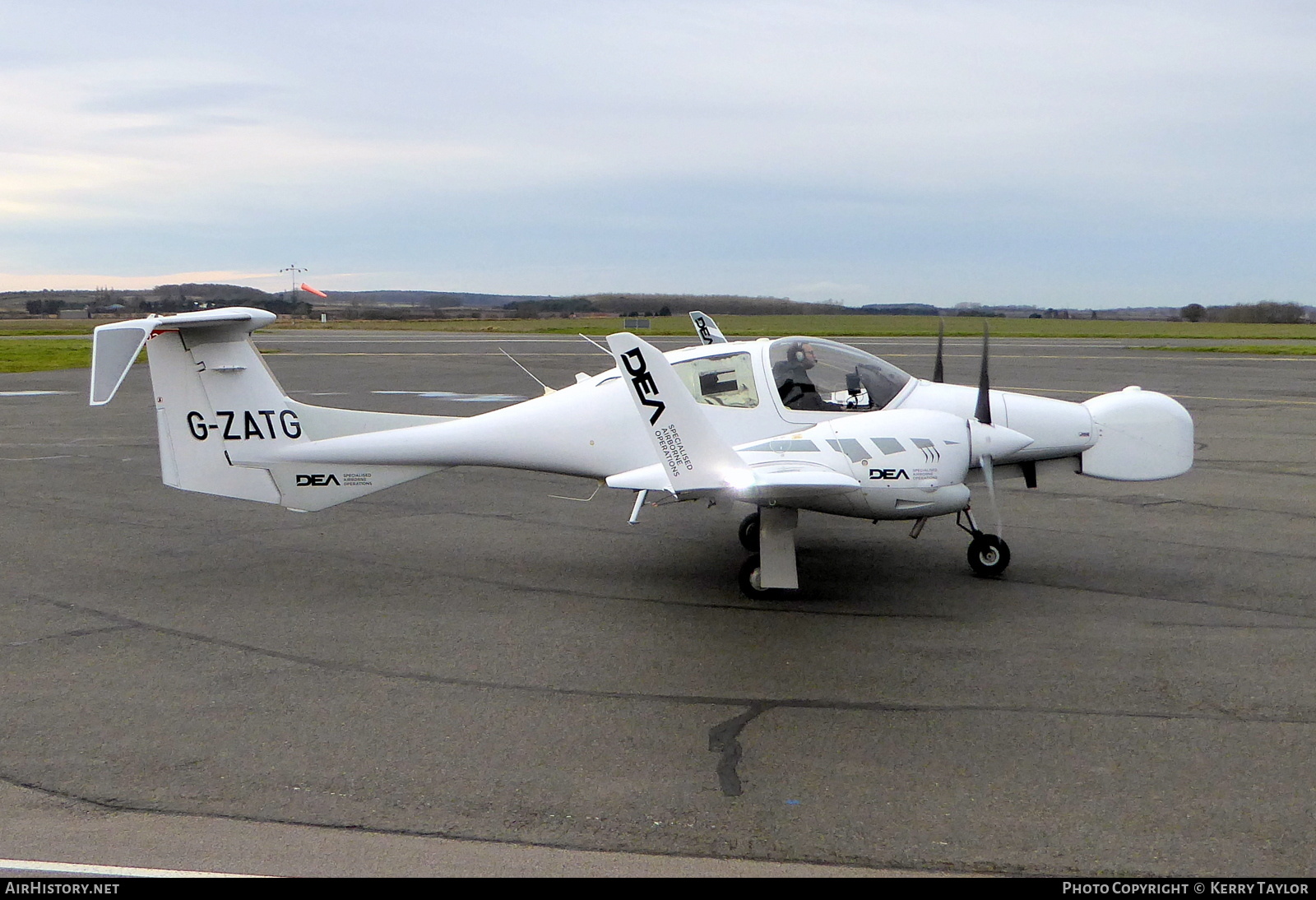 Aircraft Photo of G-ZATG | Diamond DA42 M Twin Star | DEA Specialised Airborne Operations | AirHistory.net #649017