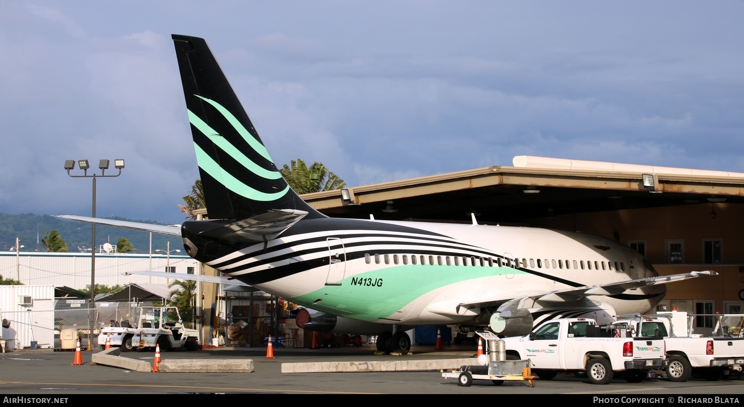 Aircraft Photo of N413JG | Boeing 737-2Q8/Adv | AirHistory.net #649062