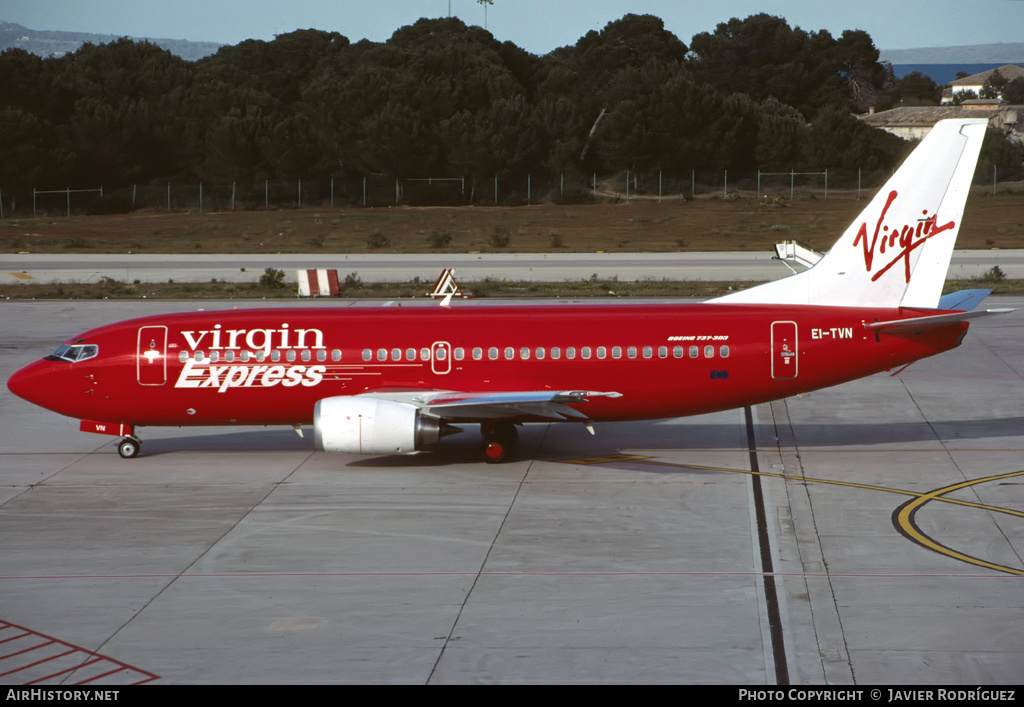 Aircraft Photo of EI-TVN | Boeing 737-36N | Virgin Express | AirHistory.net #649064
