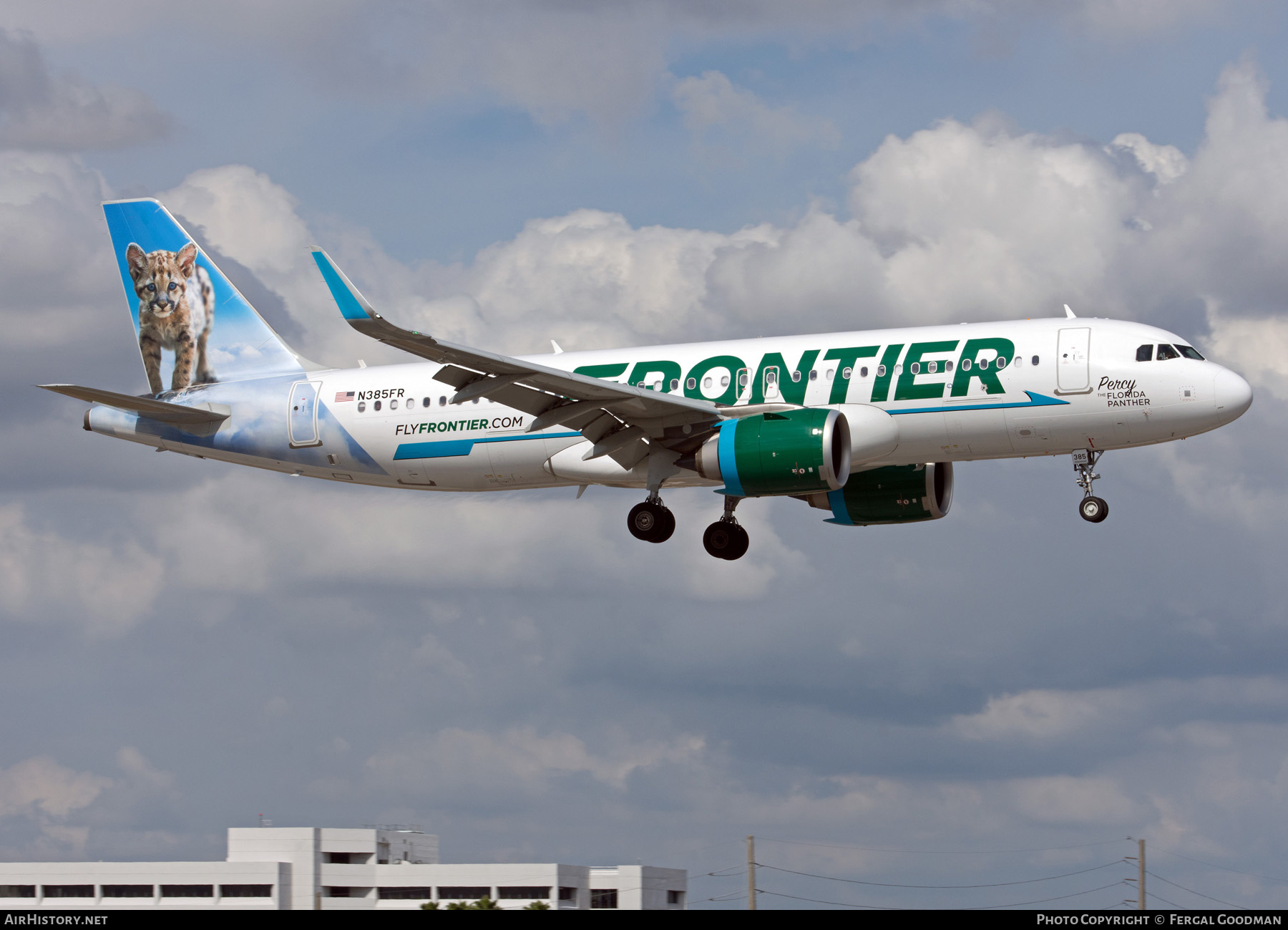 Aircraft Photo of N385FR | Airbus A320-251N | Frontier Airlines | AirHistory.net #649110