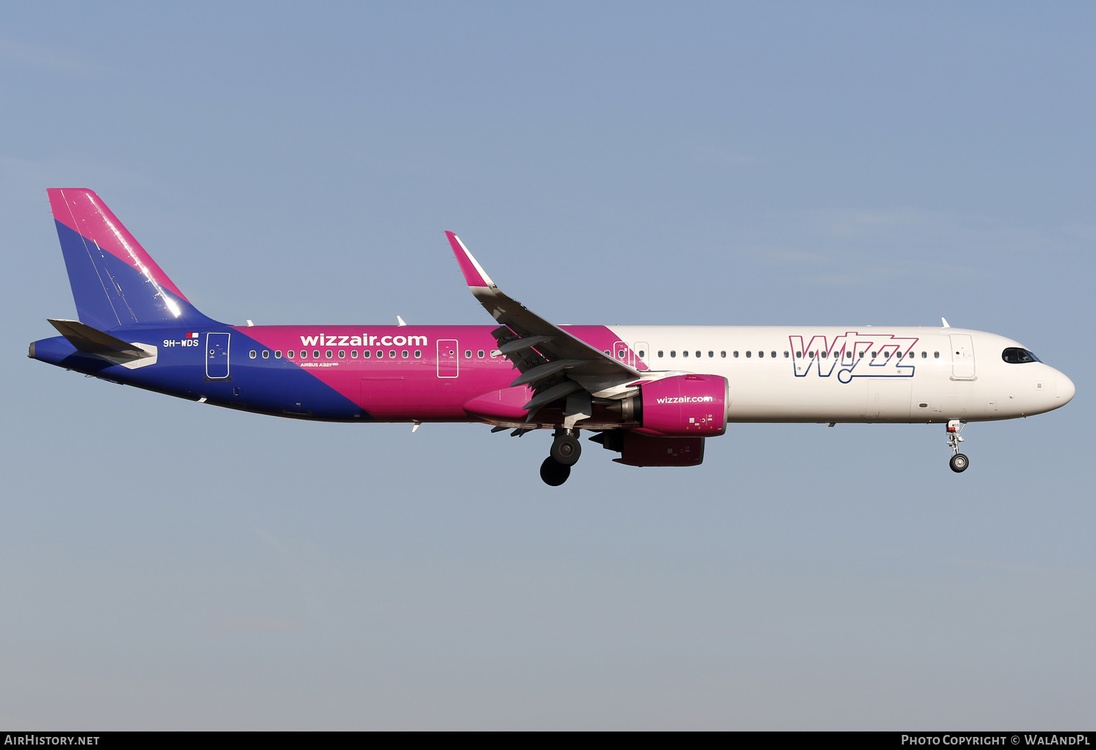 Aircraft Photo of 9H-WDS | Airbus A321-271NX | Wizz Air | AirHistory.net #649123