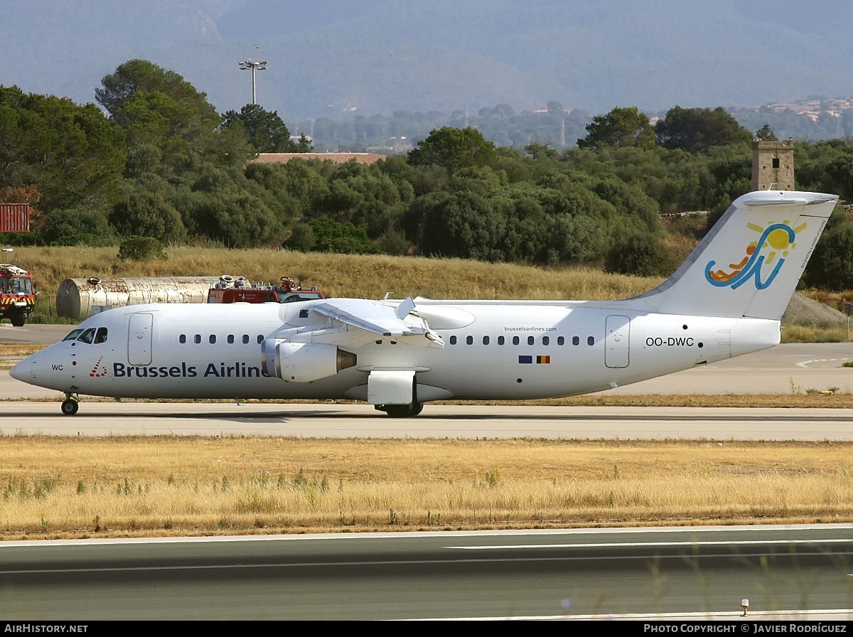 Aircraft Photo of OO-DWC | British Aerospace Avro 146-RJ100 | Brussels Airlines | AirHistory.net #649133