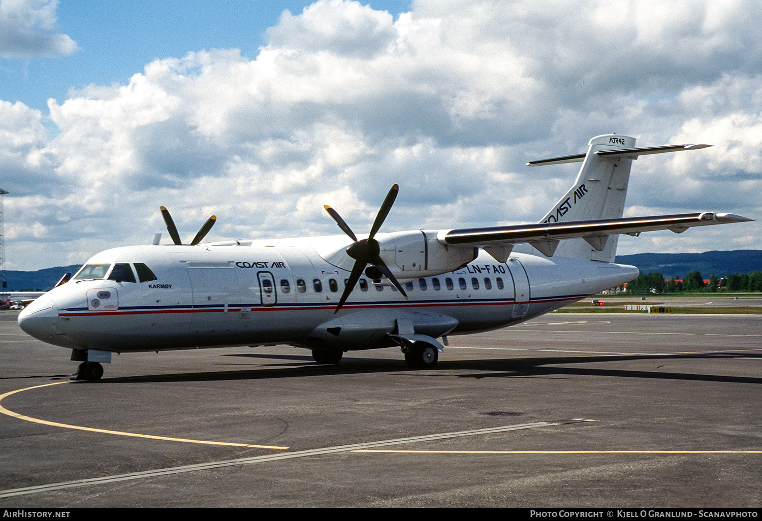 Aircraft Photo of LN-FAO | ATR ATR-42-300 | Coast Air | AirHistory.net #649142