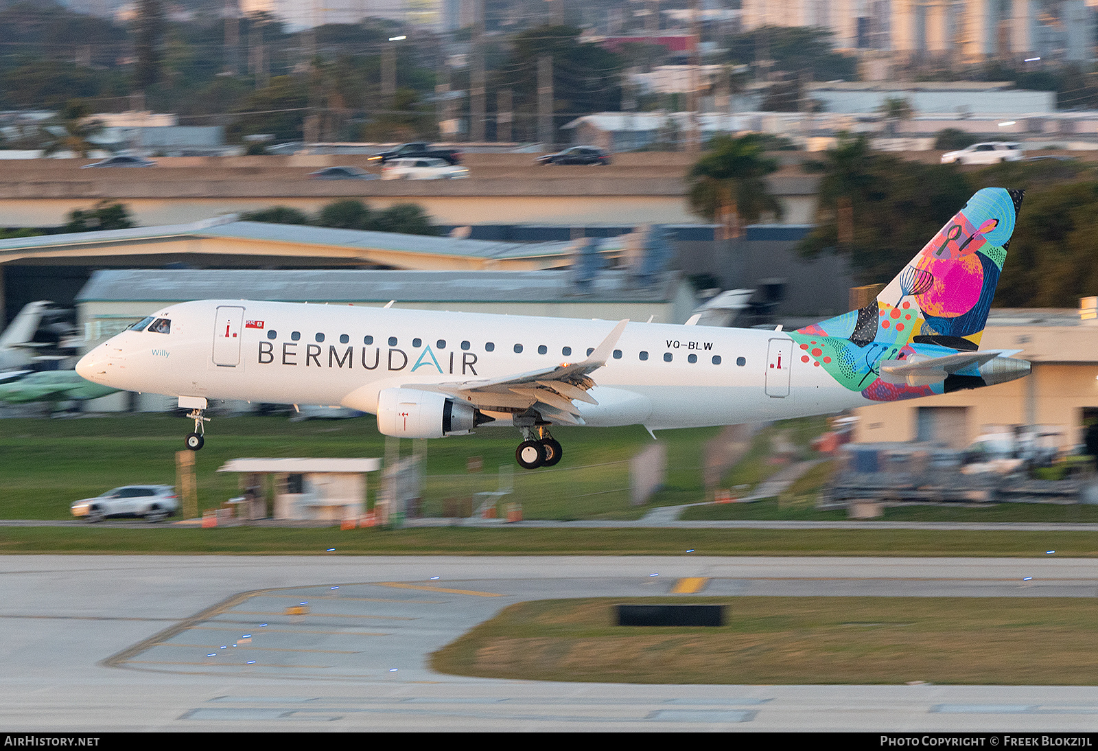 Aircraft Photo of VQ-BLW | Embraer 175STD (ERJ-170-200STD) | BermudAir | AirHistory.net #649152